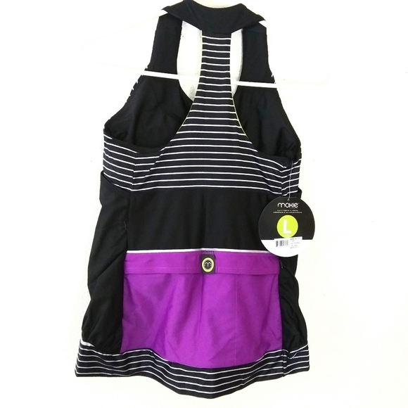 Moxie cycling layered racerback top Size Large - Picture 12 of 13